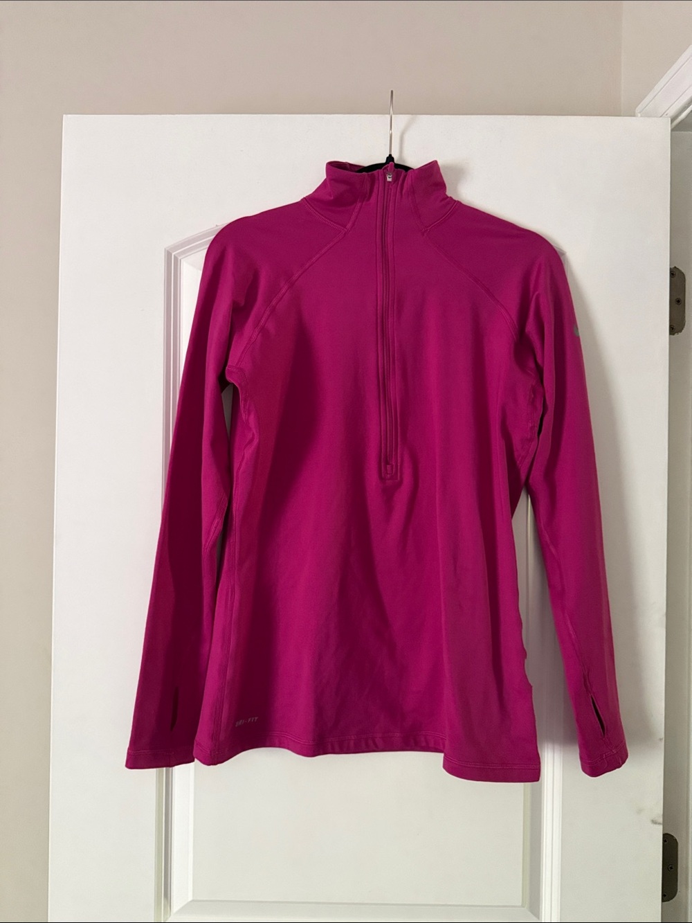 Nike Women's Fuchsia Half-Zip Pullover